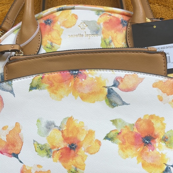 Nanette Lepore Yellow Floral Purse - Picture 2 of 7